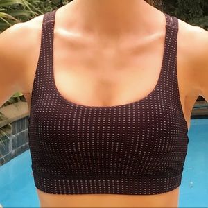 NEW Lululemon Free To Be Sports Bra, Navy/Pink
